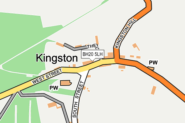BH20 5LH map - OS OpenMap – Local (Ordnance Survey)