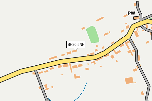 BH20 5NH map - OS OpenMap – Local (Ordnance Survey)