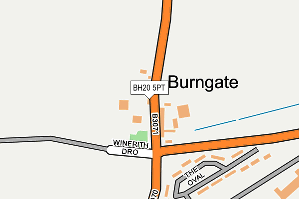 BH20 5PT map - OS OpenMap – Local (Ordnance Survey)