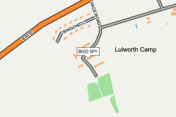 BH20 5PY map - OS OpenMap – Local (Ordnance Survey)