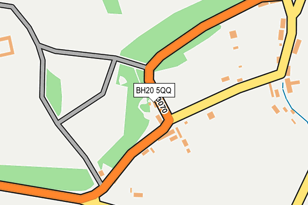 BH20 5QQ map - OS OpenMap – Local (Ordnance Survey)