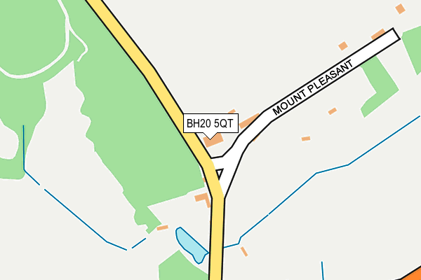 BH20 5QT map - OS OpenMap – Local (Ordnance Survey)