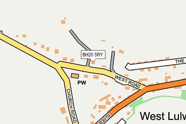 BH20 5RY map - OS OpenMap – Local (Ordnance Survey)