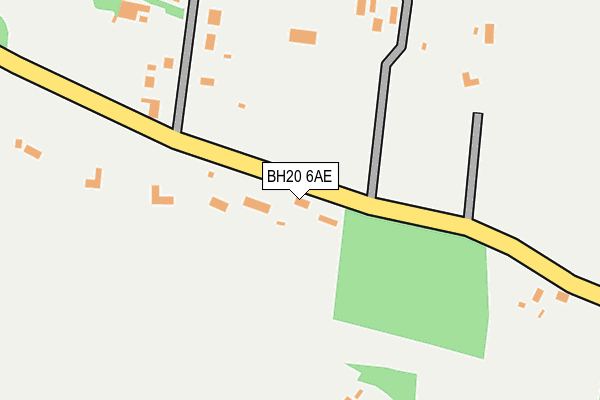 BH20 6AE map - OS OpenMap – Local (Ordnance Survey)