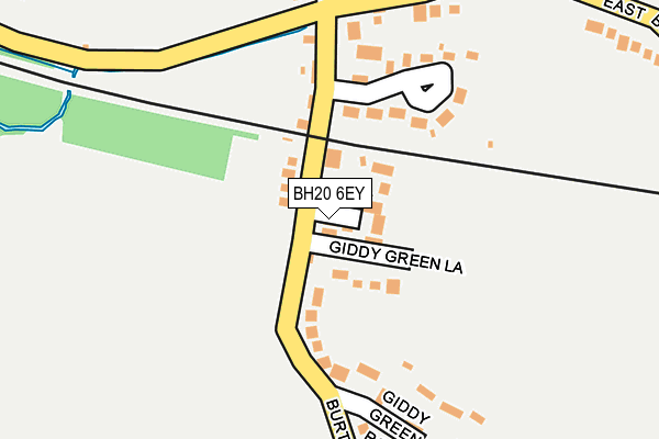 BH20 6EY map - OS OpenMap – Local (Ordnance Survey)