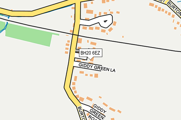 BH20 6EZ map - OS OpenMap – Local (Ordnance Survey)