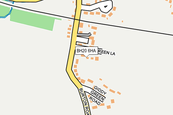 BH20 6HA map - OS OpenMap – Local (Ordnance Survey)