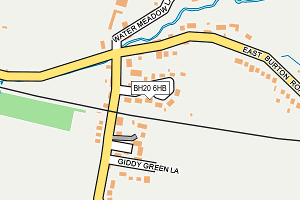 BH20 6HB map - OS OpenMap – Local (Ordnance Survey)