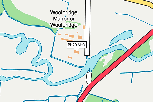 BH20 6HQ map - OS OpenMap – Local (Ordnance Survey)