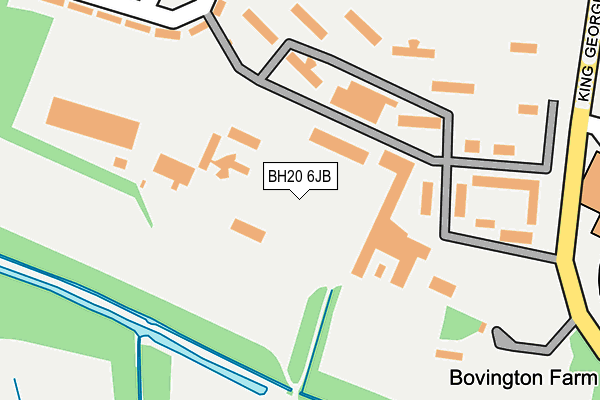 BH20 6JB map - OS OpenMap – Local (Ordnance Survey)