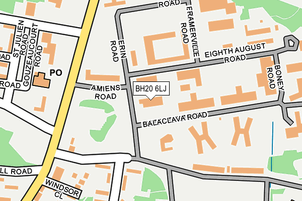 BH20 6LJ map - OS OpenMap – Local (Ordnance Survey)
