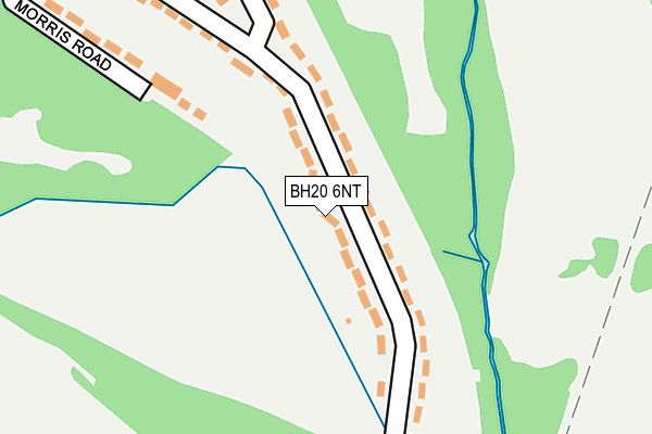 BH20 6NT map - OS OpenMap – Local (Ordnance Survey)