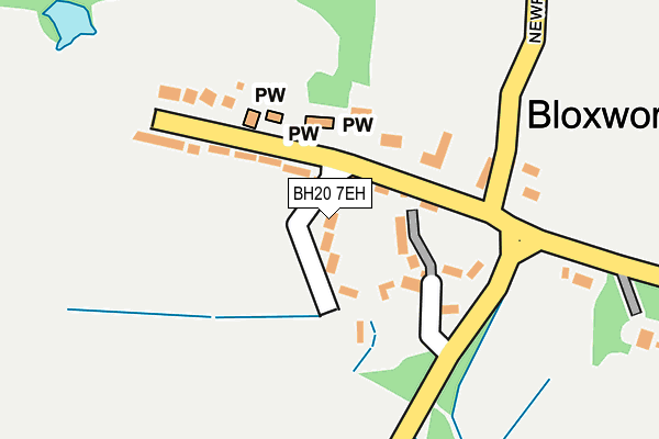 BH20 7EH map - OS OpenMap – Local (Ordnance Survey)