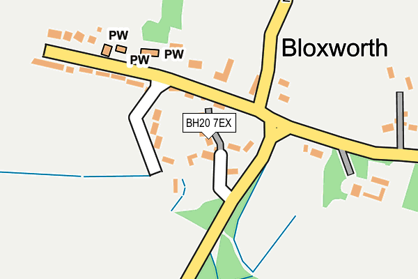 BH20 7EX map - OS OpenMap – Local (Ordnance Survey)