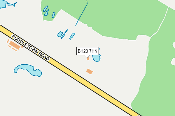 BH20 7HN map - OS OpenMap – Local (Ordnance Survey)