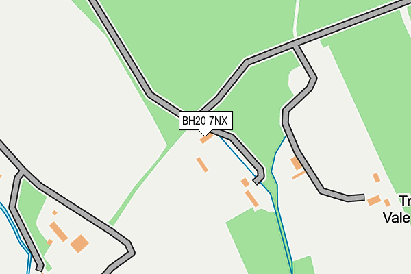 BH20 7NX map - OS OpenMap – Local (Ordnance Survey)