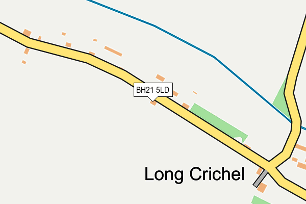 BH21 5LD map - OS OpenMap – Local (Ordnance Survey)
