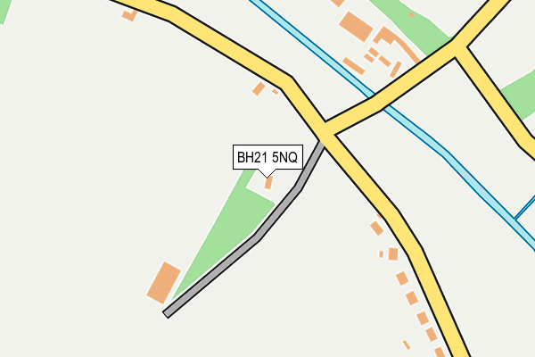 BH21 5NQ map - OS OpenMap – Local (Ordnance Survey)