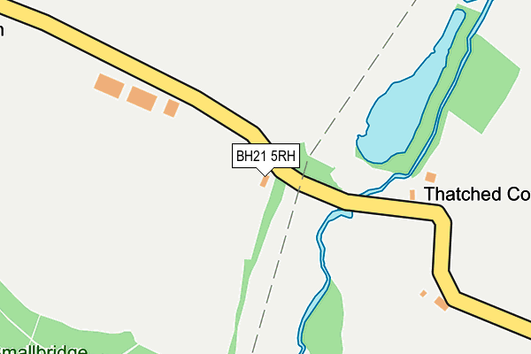 BH21 5RH map - OS OpenMap – Local (Ordnance Survey)