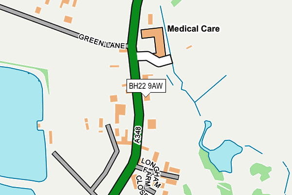 Map of WOUNDED HEALING LIMITED at local scale