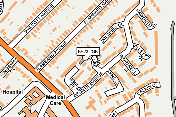 BH23 2GB map - OS OpenMap – Local (Ordnance Survey)
