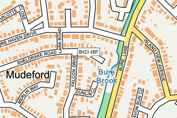 BH23 4BP map - OS OpenMap – Local (Ordnance Survey)