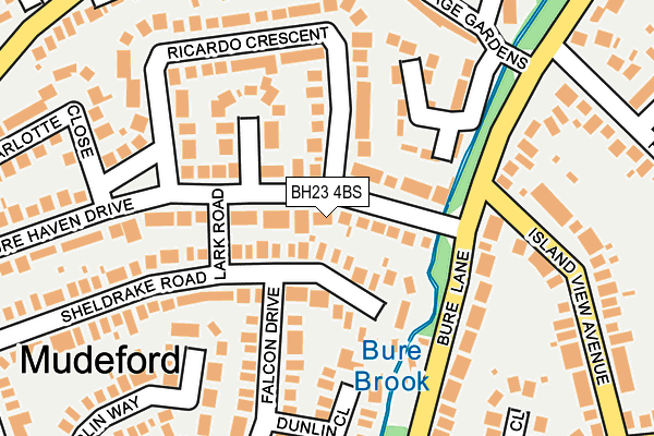 BH23 4BS map - OS OpenMap – Local (Ordnance Survey)