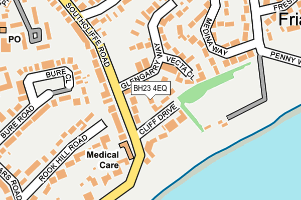 BH23 4EQ map - OS OpenMap – Local (Ordnance Survey)