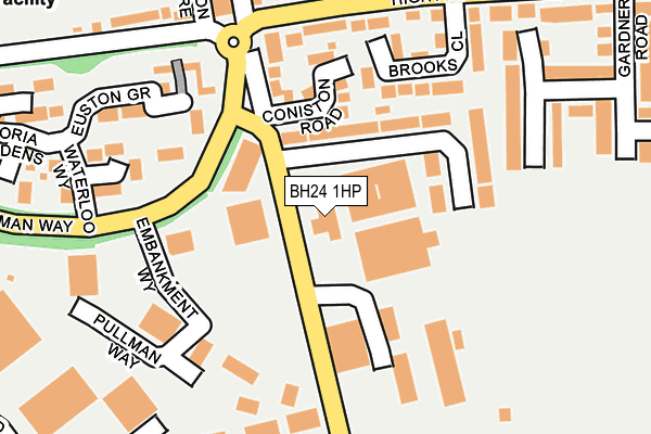 Map of ISEB LIMITED at local scale