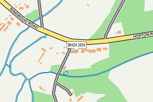 BH24 2EN map - OS OpenMap – Local (Ordnance Survey)