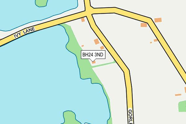 BH24 3ND map - OS OpenMap – Local (Ordnance Survey)