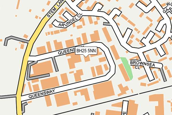 Map of BIRCH FLATS LIMITED at local scale