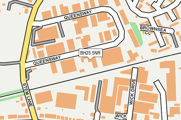 Map of THURMANS GROVE RESIDENTS MANAGEMENT COMPANY LIMITED at local scale