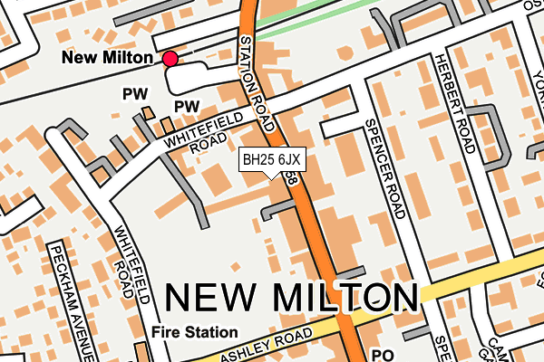 Map of MILL FARMING LLP at local scale