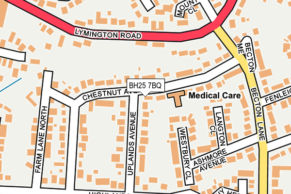 Map of WHITE ROCK NURSING HOME LIMITED at local scale