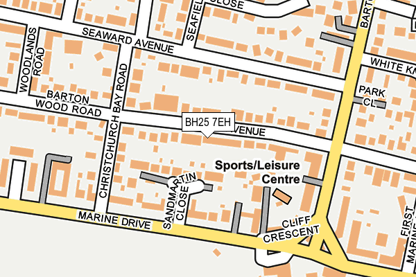 Map of BEACH AVENUE CONSULTING LIMITED at local scale