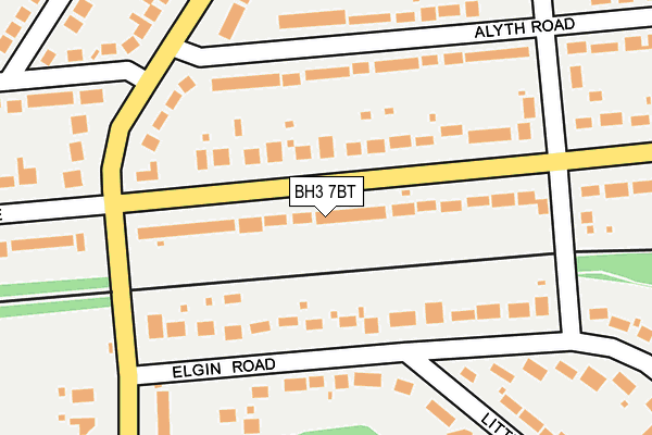 BH3 7BT map - OS OpenMap – Local (Ordnance Survey)