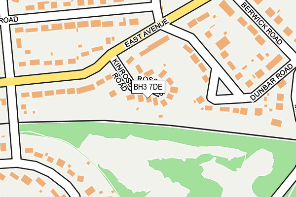 BH3 7DE map - OS OpenMap – Local (Ordnance Survey)