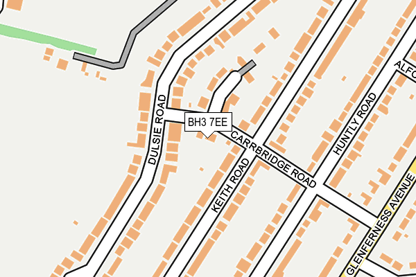 BH3 7EE map - OS OpenMap – Local (Ordnance Survey)