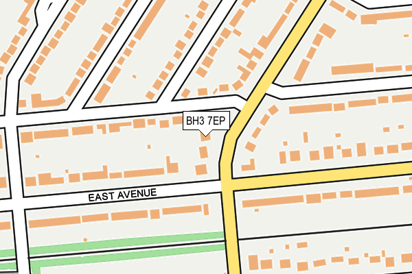 BH3 7EP map - OS OpenMap – Local (Ordnance Survey)