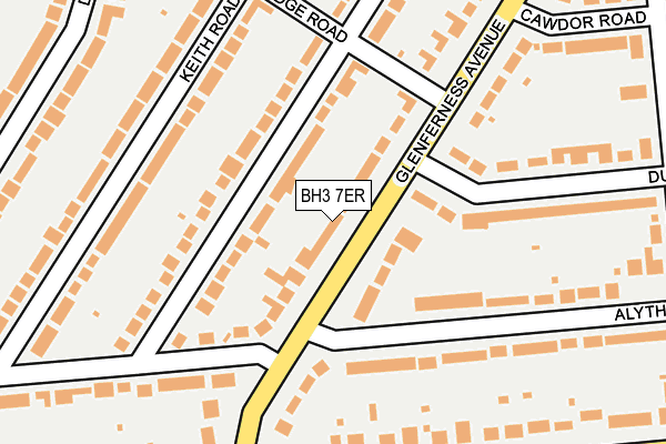 BH3 7ER map - OS OpenMap – Local (Ordnance Survey)