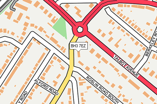 BH3 7EZ map - OS OpenMap – Local (Ordnance Survey)