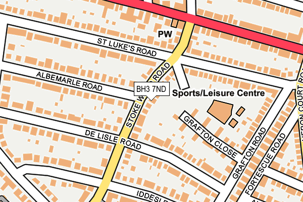 BH3 7ND map - OS OpenMap – Local (Ordnance Survey)