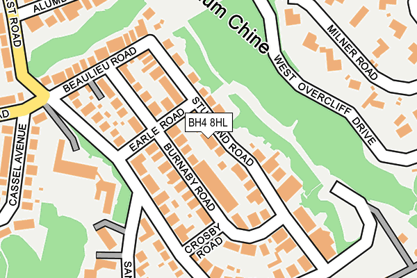 BH4 8HL map - OS OpenMap – Local (Ordnance Survey)