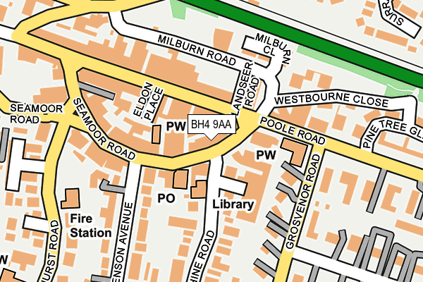 Map of GINJAMS LTD at local scale