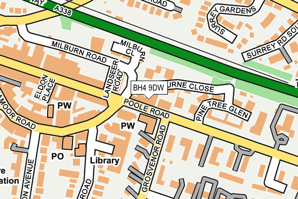 Map of WESTBOURNE BUSINESS ASSOCIATION C.I.C. at local scale