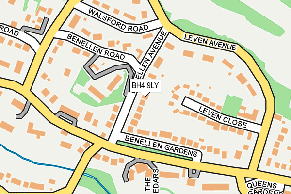 BH4 9LY map - OS OpenMap – Local (Ordnance Survey)