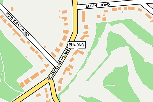 BH4 9NQ map - OS OpenMap – Local (Ordnance Survey)
