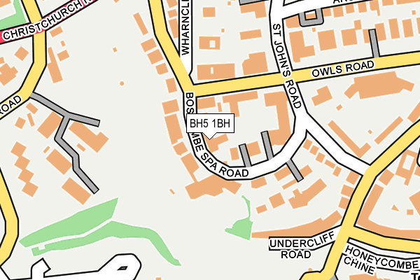 BH5 1BH map - OS OpenMap – Local (Ordnance Survey)