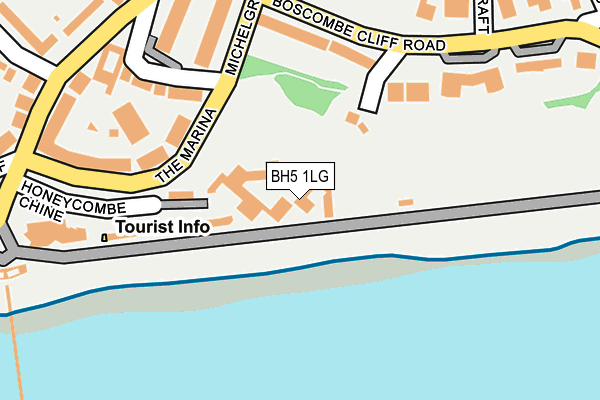 BH5 1LG map - OS OpenMap – Local (Ordnance Survey)
